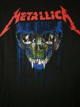 to2608　レア　METALLICA　メタリカ　ホンジュラス製　半袖　tシャツ　ハード　ロック　ヘヴィメタル　メタル　バンド　スカル　送料格安_画像3