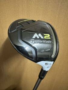  TaylorMade M2 2017 5w HL 21° TM1-371 L control number 0023 lady's TaylorMade