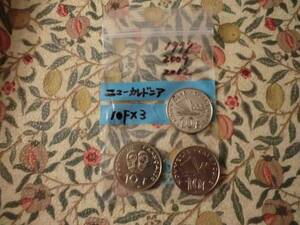 ニューカレドニア 3枚 セット 外貨 コイン お金 硬貨 コインセット フランス 仏領 フラン コイン 硬貨 レアコイン フランス アンティーク 