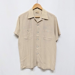 1950〜60s Vintage Men's Hanny's Sun country Sportswear オープンカラーシャツ 半袖 刺繍 開襟 50年代 60年代 ヴィンテージ