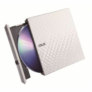 ASUS外付けDVDドライブ 軽量薄型/M-DISC/バスパワー/Win&Mac/USB2.0(USB3.0搭載PCでも利用可)/書込みソフ