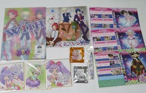 プリパラ　プリティーオールフレンズ　ボールペン　ミニ色紙　アクリルスタンド　クリアファイル　デカジャケット　アナザージャケット　