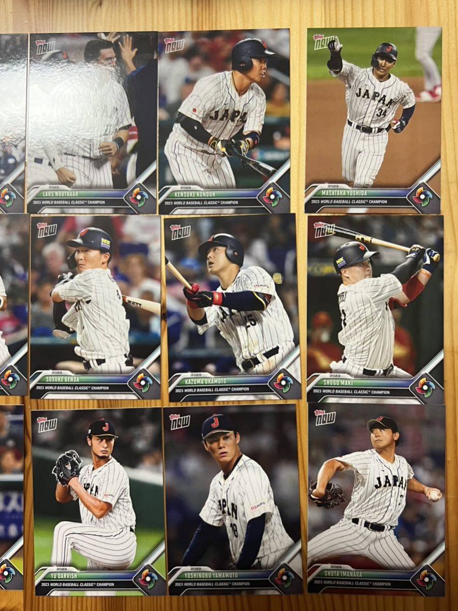 2023 TOPPS NOW World Baseball Classic WBC 侍ジャパン優勝記念12種