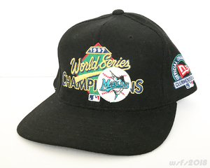 【MLB/新品】1997ワールドシリーズチャンピオン記念キャップ（マーリンズ）【NEW ERA/ニューエラ】