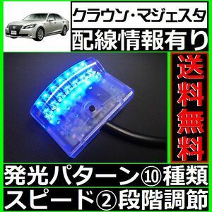 クラウン・マジェスタ■本格ドアロック連動、LEDスキャナー青 純正キーレス装備車 汎用 7連 10×2パターン 加藤電機よりお薦め SCANNERS