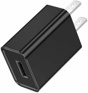 ACアダプター USBアダプター　5V-2A　コンセント 充電器 　色：ブラック　即納可能