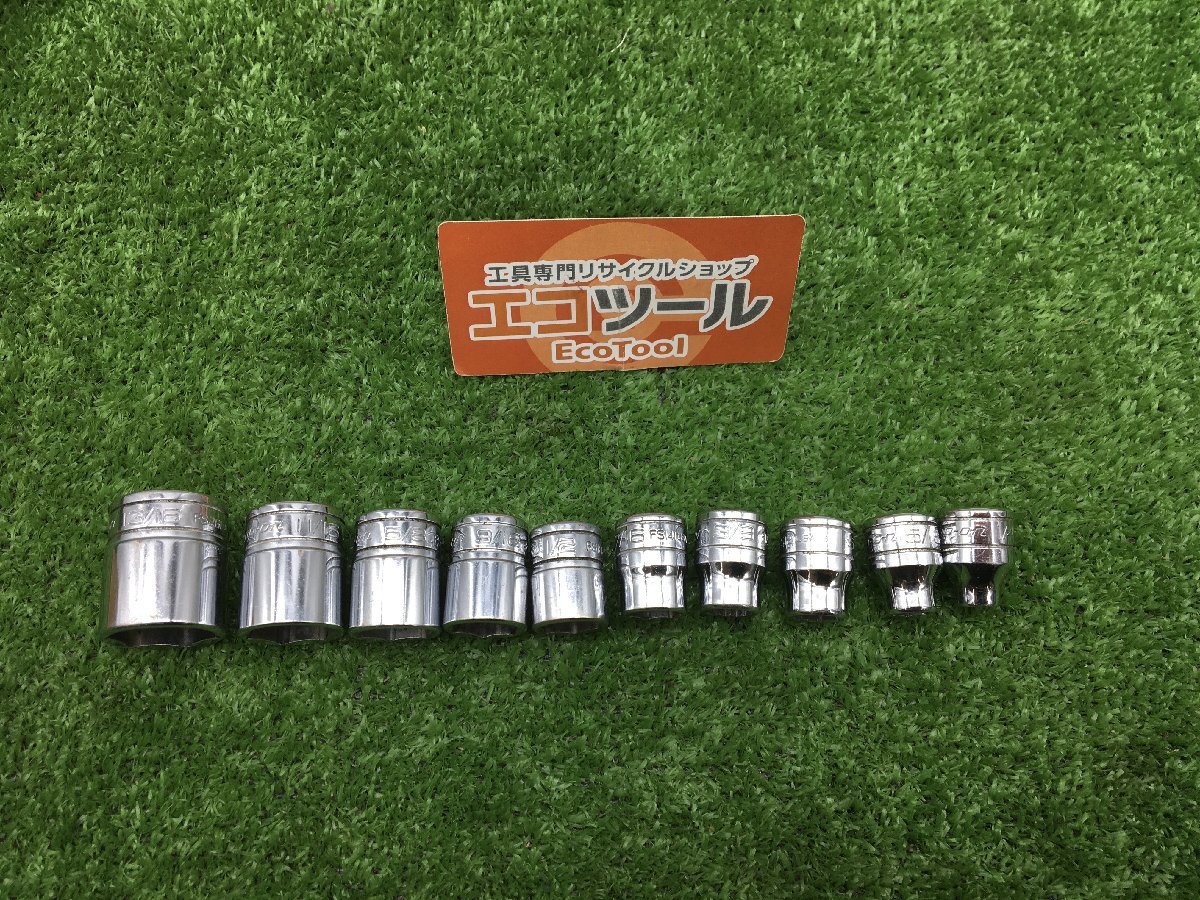 領収書発行可】☆Snap-on/スナップオン 3/8セミディープソケットセット