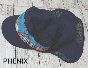 PHENIX フェニックス ジュニア 日除け付 キャップ ネイビー 美品