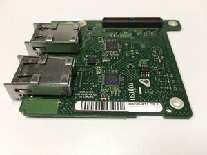 A20303)富士通 D3245-A11 GS1 Dual Port 1GB Base-T interface カード 中古動作品＊Fujitsu PRIMERGY RX 2350 M2など対応