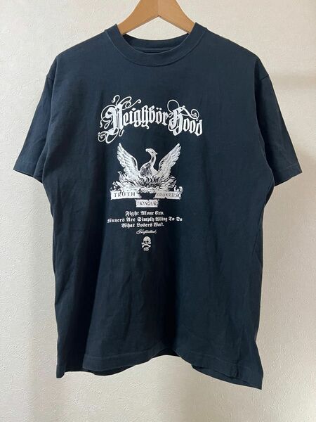 NEIGHBORHOOD ネイバーフッド × メンズノンノ コラボ ACE OF SPADES スカルクロスボーン Tシャツ 黒