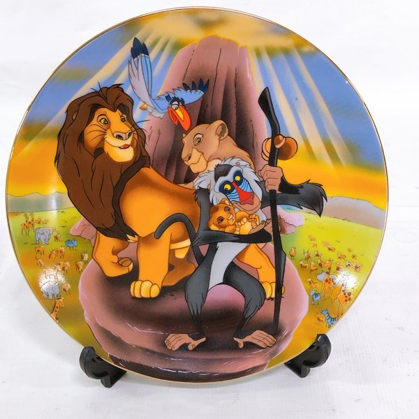 Disney ディズニー ライオンキング 3D絵皿-