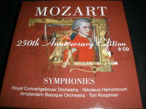 廃盤 8CD モーツァルト 交響曲 アーノンクール コープマン コンセルトヘボウ アムステルダム 29 38 40 41 Mozart Symphony Harnoncourt