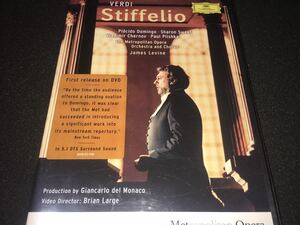 廃盤 DVD ヴェルディ スティッフェリオ ドミンゴ レヴァイン デル・モナコ メトロポリタン歌劇場 Verdi Stiffelio Domingo Levine