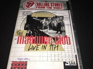 DVD ローリング・ストーンズ マーキー・クラブ ライヴ・イン 1971 The Rolling Stones FROM THE VAULT MARQUEE CLUB LIVE IN 1971