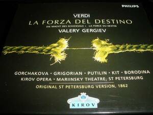 廃盤 3CD ゲルギエフ ヴェルディ 歌劇 運命の力 オリジナル版 ゴルチャコーワ マリインスキー歌劇場 キーロフ Verdi Forza Destino Gergiev