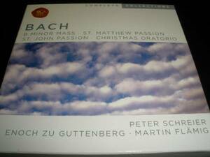 廃盤 10CD シュライアー バッハ マタイ受難曲 ヨハネ ロ短調 ミサ クリスマス オラトリオ ポップ 4大宗教 ドレスデン Bach Schreier