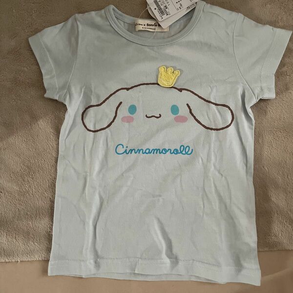 sanrio baby シナモンロール 半袖 Tシャツ 水色 100サイズ【新品・未使用】