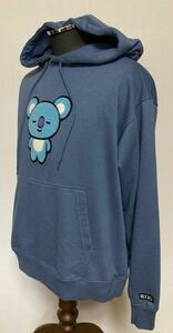 BT21 コヤ パーカー メンズMサイズ　BTS　ナムジュン　NAMJOON　コアラ　KOYA　防弾少年団　ビッグシルエット　レア物　完売品　L～XL相当