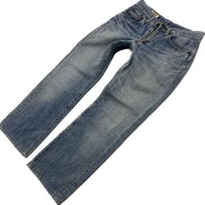 BIG JOHN * SP103 firmly length .* through year Denim pants jeans indigo blue W31 American Casual Street old clothes Big John #Ja6303