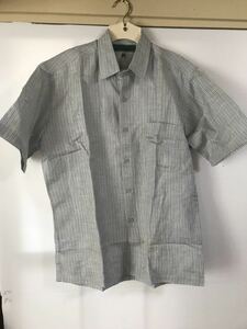 即決　◆ 未使用　日本製　麻綿半袖シャツ（St SABBATICAL）定価 1.5万