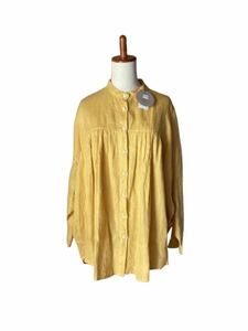 SUN VALLY sunvalley linen blouse flax blouse linen shirt poncho do Le Mans wide blouse natural French linen