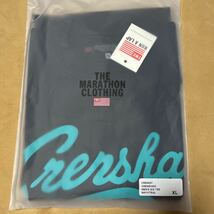 新品未使用　the marathon clothing マラソンクロージング　TMC Tシャツ　サイズXL ニプシーハッスル　ネイビー　ティール_画像1