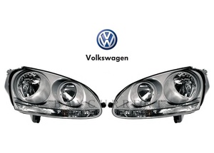 【正規純正品】 フォルクスワーゲン ハロゲン ヘッドライト 左右 SET VW ゴルフ5 GOLFⅤ 1K6941029Q 1K6941030Q ヘッドランプ
