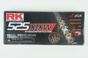 TAKASAGO RK chain 525X-XW black 110L new goods prompt decision 