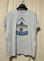 THE 2017 JOINT BASE ANDREWS AIR SHOW ジョイントベース アンドリューズ エアショー プリントTシャツ グレー L 中古品_画像1