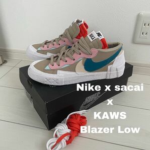 【即日発送】Nike sacai KAWS Blazer Low 27cm reed