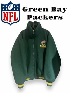 【一点物】グリーンベイパッカーズ フリースジャケット XL 90s NFL
