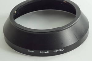 RBGF05『送料無料 並品』 Canon BW-72 キャノン NewFD20-35mm F3.5L NewFD 17mm F4 NewFD 24mm F1.4L 用 レンズフード