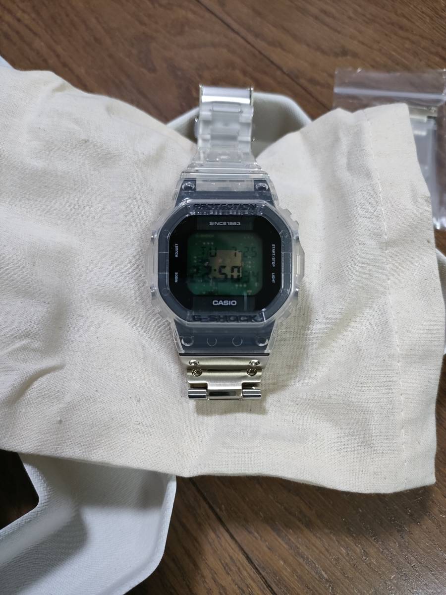 カシオ G-SHOCK 40th Anniversary CLEAR REMIXシリーズ 限定モデル DWE