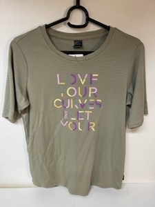 55★DRY　UVCARE　カーキ　Tシャツ　L　カーブス★新品　【定価3.300】