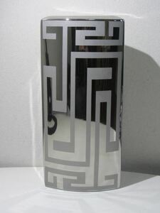 ローゼンタール　VERSACE　DEDALO　花瓶　Platinum Vase　ヴェルサーチとドイツの名窯ローゼンタールのコラボ　華麗な美しさ