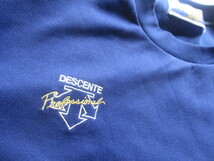 DESCENTE/デサント/半袖Tシャツ/速乾性素材/裏地メッシュ/シンプル/ロゴししゅう/スポーツ/ウェア/トレーニング/青/ブルー/Oサイズ(7/18R5)_画像8