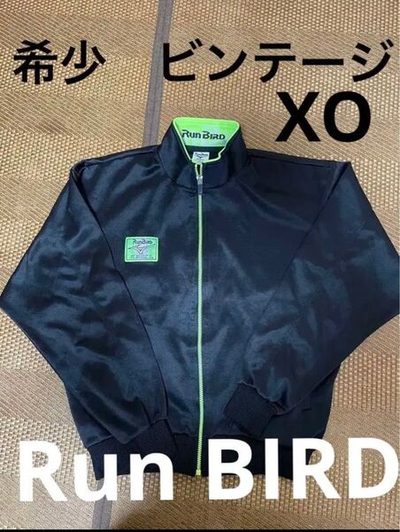 RUN BIRD 刺繍 トラックジャケット!ジャージ ビンテージ