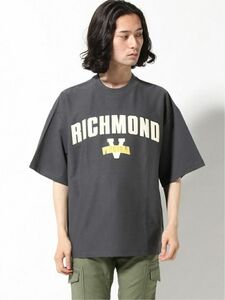 夏セール ヘビーウエイト カレッジロゴ BIGTシャツ トップス カットソー Tシャツ グレー M