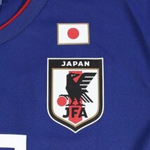 MA2169●サッカー ウェア●日本代表 本田圭佑 ♯4●JFA 侍ブルー●メンズ Tシャツ 半袖 プレーヤーズ●XSサイズ●O-024●練習着に●未使用_画像7