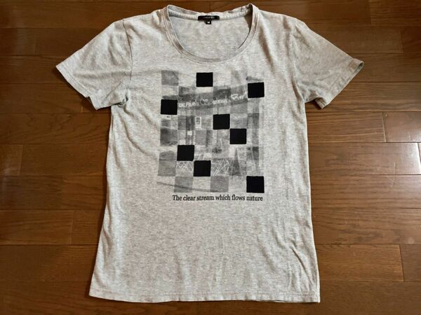 【USED】CURE STUDIO キュアスタジオ 半袖Ｔシャツ グレー Mサイズ