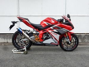 新品 WR’S CBR250RR(2017-2019) (2BK-MC51) フルエキ ラウンドタイプ ステンレス/チタン(焼き色) LS1230JM ダブルアールズ マフラー