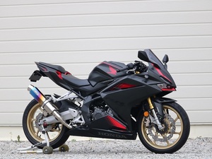 新品 WR’S CBR250RR 2020～ (2BK-MC51) スリップオン ラウンドタイプ 焼き色チタンサイレンサー仕様 BK1240JM ダブルアールズ マフラー