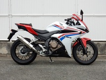 新品 WR’S CBR400R('16～) (2BL-NC47) スリップオン ラウンドタイプ ステンレス/ステンレス BF1430JM ダブルアールズ マフラー_画像1