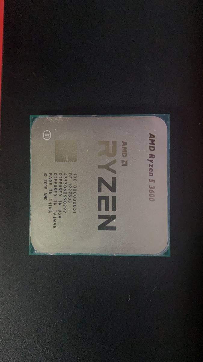 Ryzen 5 3600 AMD 中古分解品BIOS起動確認社内管理番号B13 | JChere