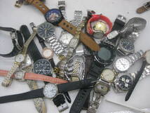 【１円～大量!!】腕時計中心に時計大量セット SEIKO CASIO CITIZEN ORIENT など ジャンク _画像5