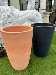  Italy made planter kibo-φ50cm H75cm 16 number corresponding resin made round pot plant pot large maru kio-ro decorative plant [ special sale goods ]