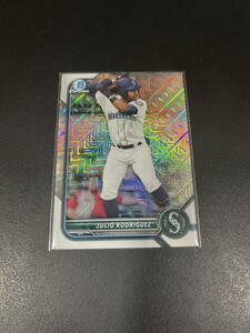 2022 Bowman Chrome Mojo Mega Julio Rodriguez topps