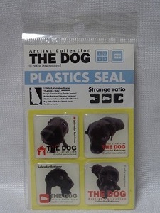 THE DOG PLASTICS SEAL Labrador Retriever 未使用 プラスティック　シール　ラブラドール　レトリーバー