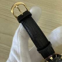 【K4375】 中古 ROMIA ロミア クォーツ 腕時計 RM-300M 新品電池交換済 バッテリー新品 動作品 レディース ブラック_画像9