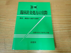 【A17C】図解 臨床針灸処方の実際　病名・病症から配穴を導く　国際中医学研究会/緑書房